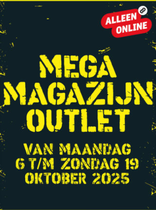 Tot 75% korting tijdens de Mega magazijn outlet bij Kruidvat