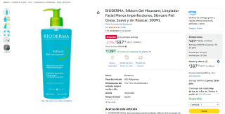 LIMPIADOR FACIAL Sébium Gel Moussant 500ml por $387 | Oferta Amazon
