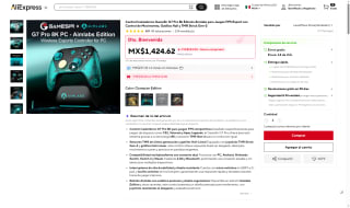 Control GameSir G7 Pro por $1,210 | Oferta AliExpress