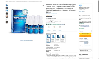 Anacastel Minoxidil 5% Spray 6x60ml por $566 | Oferta Amazon