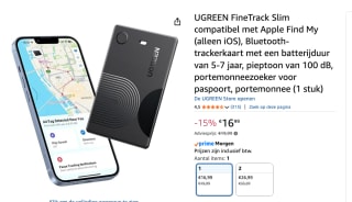 UGREEN FineTrack Slim Smart Finder voor €16,99 bij Amazon