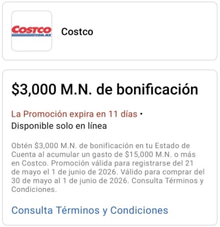 Bonificación de $3,000 en Costco | American Express