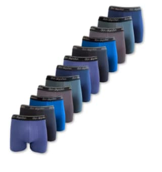 Pack 12 boxers Don Algodon en 6 colores por 34.12€