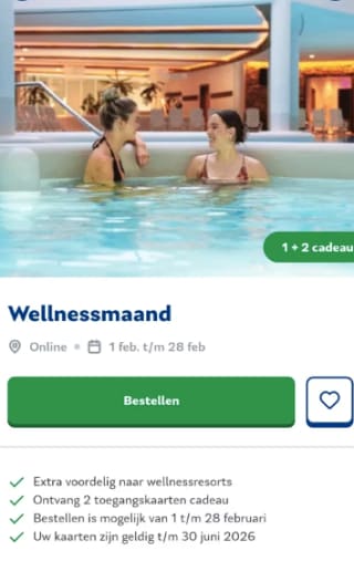 3x entree bij een sauna naar keuze voor de prijs van 1 via de vriendenloterij