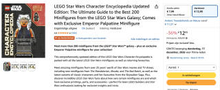 Lego Star Wars Character Encyclopedia met Emperor Palpatine voor €12,95 bij Amazon