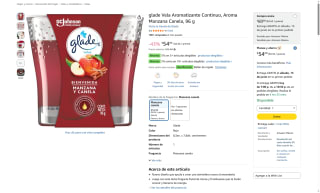 Vela Glade Manzana Canela por $54 | Oferta Amazon