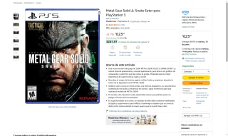 Metal Gear Solid Δ: Snake Eater PS5 por $623 | Amazon