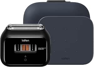 Laifen P3 Electric Shaver Bundle, 3-Blade Foil Razor, Wet & Dry, Black