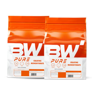 2 x 1kg Bags - Bodybuilding Warehouse Pure Creatine Monohydrate