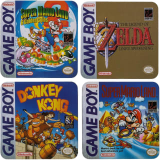 Gameboy Classic 4-Piece Coaster Set for £6.52 on Amazon UK