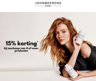 15% korting bij aankoop van 4 of meer Olaplex producten bij John Beerens