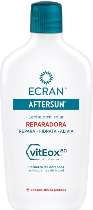 3 botes Ecran Aftersun Leche Post Solar Reparadora todo Tipo Pieles 400ml por 12.64€