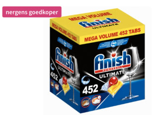 4x Finish Ultimate Vaatwascapsules Citrus 113 stuks voor €49,99 bij Plein