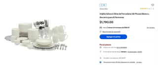 Vajilla Gibson Elite 90 piezas por $1,481 | Oferta Walmart
