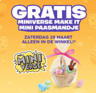 Gratis Miniverse Make it Mini Paasmandje bij Smyths Toys