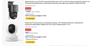 Tot 25% korting op Reolink artikelen bij Amazon