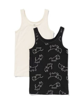 2 Takkie kinderhemden stretch katoen voor €3 bij de Hema