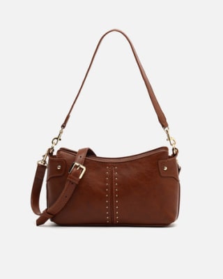 Bolso de hombro pequeño con detalles metálicos por 20€