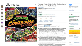 Teenage Mutant Ninja Turtles: The Cowabunga Collection para PS5 por $318 en Amazon