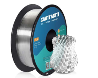 Filamento PLA 1.75mm, GIANTARM para impresión 3D, 1kg 1 Spool，Transparente por 14.43€