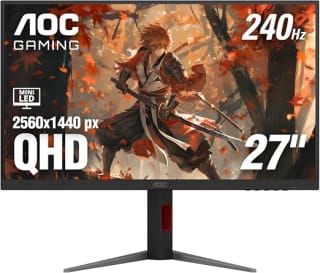 Monitor AOC Mini-Led 27" QHD por $4,437 | Amazon (Banamex)