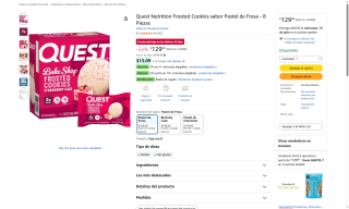 Galletas Quest Nutrition Frosted Cookies por $129 | Oferta Amazon