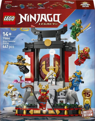 LEGO Ninjago 71866 15-jarig Jubileum: Display met Ninjapersonages voor €27,99 bij Bol