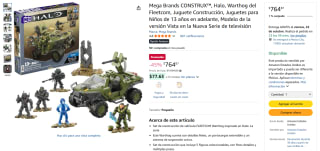 MEGA CONSTRUX Halo Warthog por $765 | Oferta Amazon