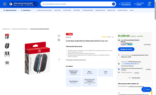 Joy-Con 2 Nintendo Switch por $1,299 | Oferta Walmart