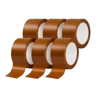 6 Cintas Adhesiva Marrón Universal 48 mm x 60 Metros por 5.60€
