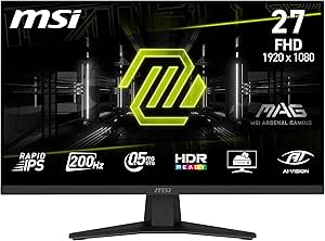Monitor MSI MAG 274F 27" LED Fast IPS FullHD 200Hz 0.5ms por por 99€