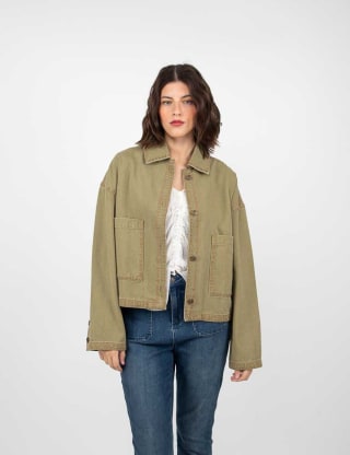 Chaqueta Denim Mujer Alma por $9.000