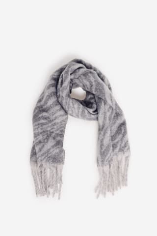 Bufanda semi gruesa suave con estampado de cebra Milano por 9.99€