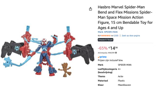 Marvel Spider-Man actiefiguur voor €14,98 bij Amazon