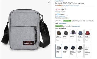 Eastpak THE ONE Crossbody - Sunday Grey voor €14,39 bij Amazon