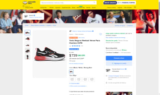 Tenis Reebok Verse Hombre 0378 por $739 | Oferta Mercado Libre