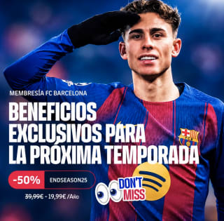 50% descuento Barça Premium Membresía Oficial Fans FC Barcelona Acceso Exclusivo