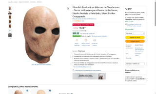Máscara de Látex Slenderman por $250 | Oferta Amazon
