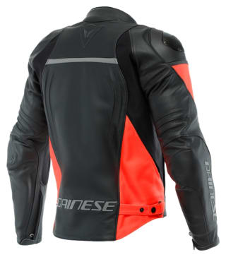 Chaqueta de piel Dainese Racing 4 Negra / Roja fluo por 249,95€