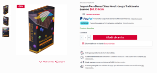 Juego de Mesa Damas Chinas Novelty por $85 | DelSol