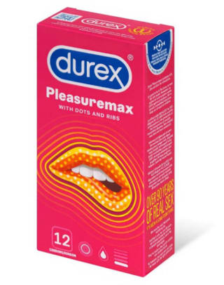 Lot de 12 Préservatifs en latex Durex Pleasuremax à 1€