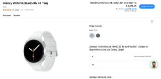 Samsung Galaxy Watch8 40mm por $2,869 | Mercado Pago