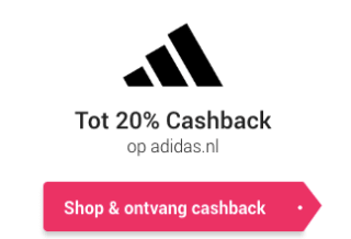 20% Cashback op je bestelling bij Adidas via cashback XL