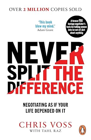 Chris Voss & Tahl , Raz Never Split the Difference voor €9,01 bij Amazon
