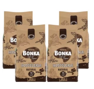 4 kg BONKA Café natural en grano por 42,30€