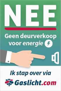 Deursticker 'Nee, geen deurverkoop'