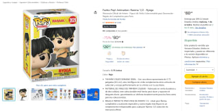 Funko Pop! Animation: Ranma 1/2 - Ryoga por $80 en Amazon