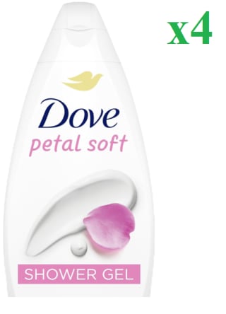 4 x Dove Gel de Ducha Cuidado Floral Limpieza delicada de 720 ml por 10.78€