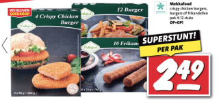 Mekkafood Burger 12 stuks of frikadellen voor €2,49 bij Nettorama