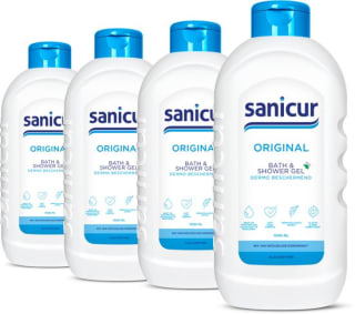 Sanicur Original Bad en Douchegel - 4x 1000ml voor €8,87 bij Bol
